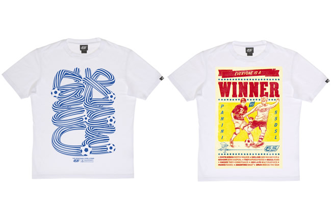 55DSL x Panini World Cup T-Shirt Designs