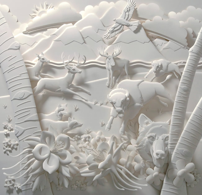 Jeff Nishinaka Paper Sculpture