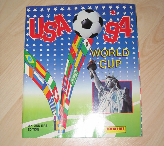 Panini World Cup Sticker Albums U.S.A 1994