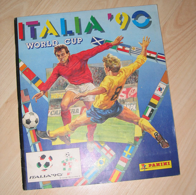 Panini World Cup Sticker Albums Italy 1990