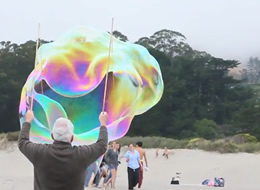 Giant Stinson Beach Bubbles on The Import